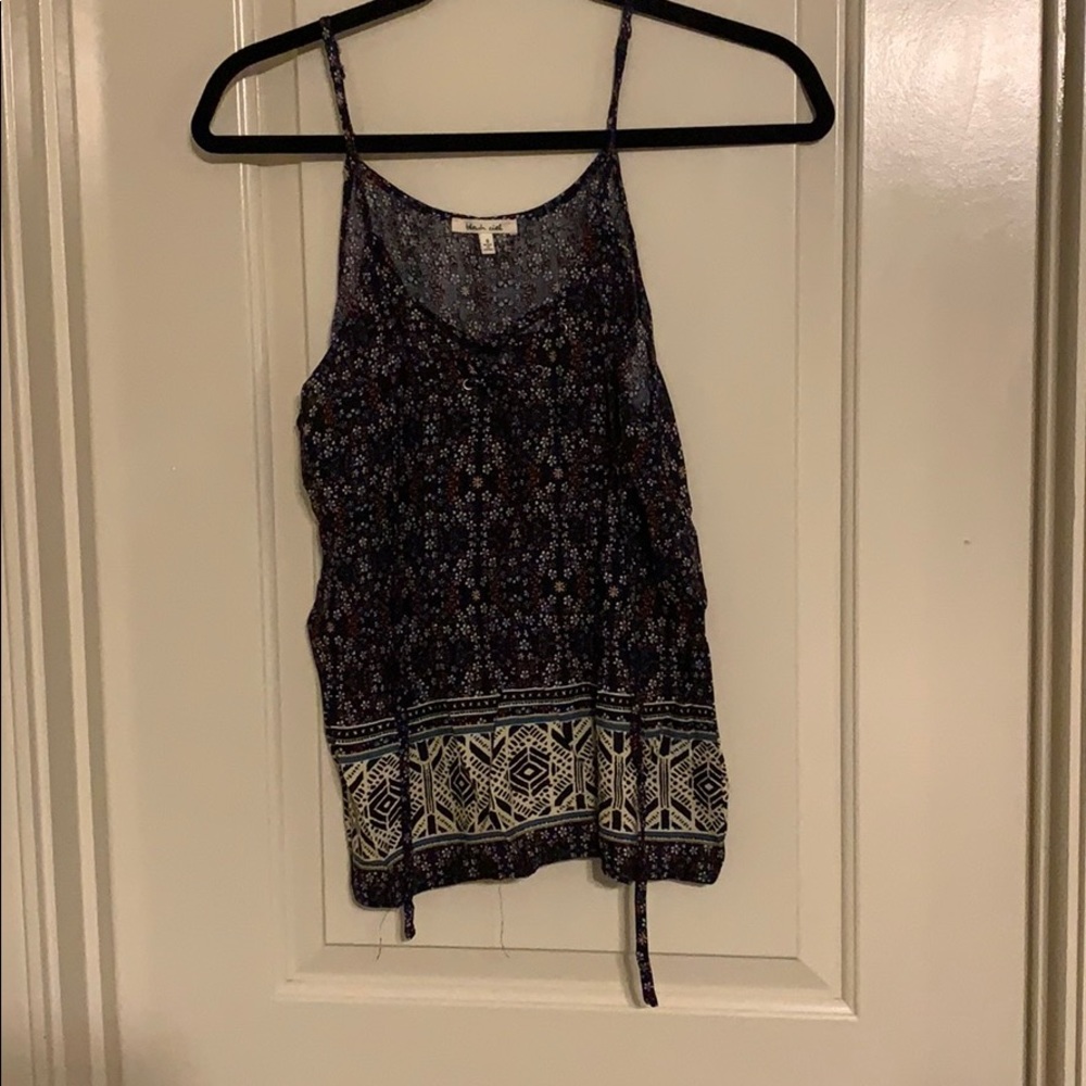 Blue tank top